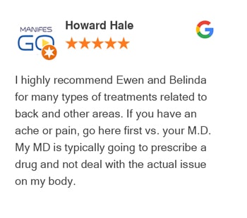 Howard review for Vital Chiropractic Center on Google