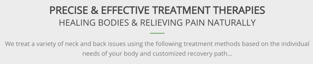 precise treatment therapies