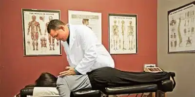 Spinal adjustment at Vital Mill Creek Chiropractic